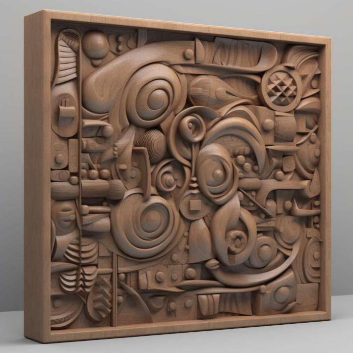 نموذج ثلاثي الأبعاد لآلة CNC 3D Art 